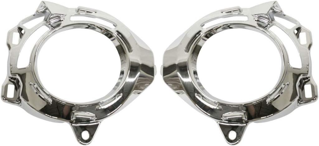 CarLights360 For Lexus ES330 Fog Light Cover 2005 2006 Driver and Passenger Side Pair | LX2598101 | LX2599101 | 52722-33010 | 52721-33010