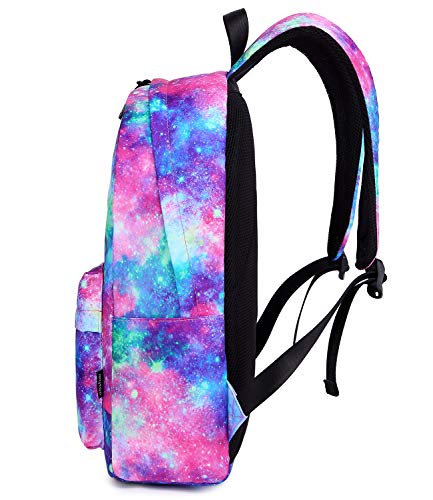 abshoo Lightweight Water Resistant Galaxy Backpacks For Teen Girls Boys School Bookbags (Galaxy A)3