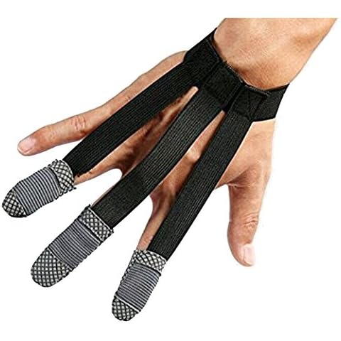 Teanfa Archery 3 Finger Guard Shoot Gloves Arrow Bow Hunting Shooting Recurve Bow Finger Support Protector Cover