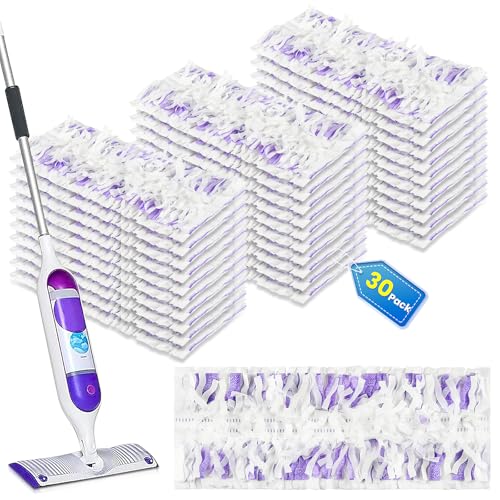 30 Count Disposable Powermop™ Refills for Swiffer® Power Mop™ Pads, Unscented Spray Cleaning Repalcement Mopping Pads