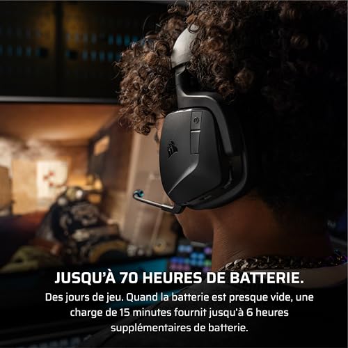Casque de jeu sans fil Corsair Void v2 Bluetooth idéal pour le streaming gaming - 6