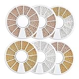 décoration des ongles. Couleur Mixte Caméléon Pierre Nail Strass Perles irrégulières Manucure 3D manucure décoration Design Perle Métal Or Clou Argent Rivet