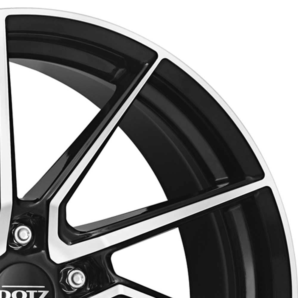 DOTZ - cerchio in lega - Spa dark - Black/polished - 7.50 x 17 - 5/100.00/35/60.10