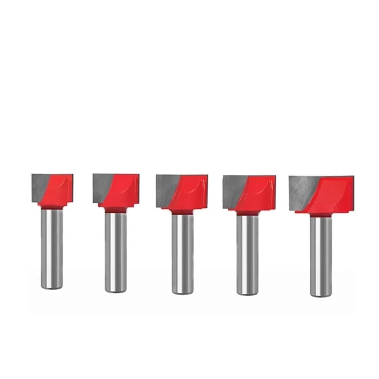 5 Szt. Frez Trzpieniowy 8mm Frezy Rzeźba W Drewnie Narzędzia Do Obróbki Drewna Czyszczenie Dolnego Bitu(5PCS B)