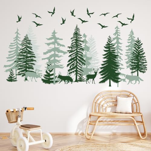 Vinilos Decorativos Árbol y Animales MuralMood 2pcs miniatura 3