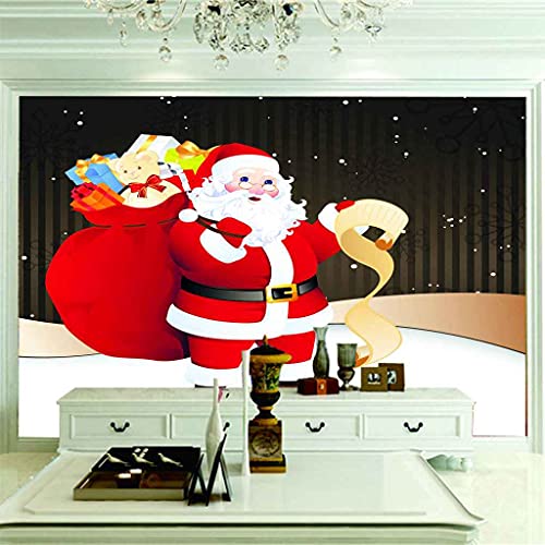 Papier peint auto-adhésif Père Noël pour relooker un salon - 5