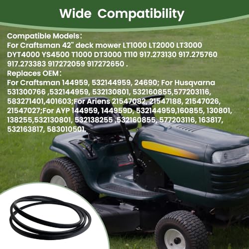 Craftsman Deck Belt on Mower