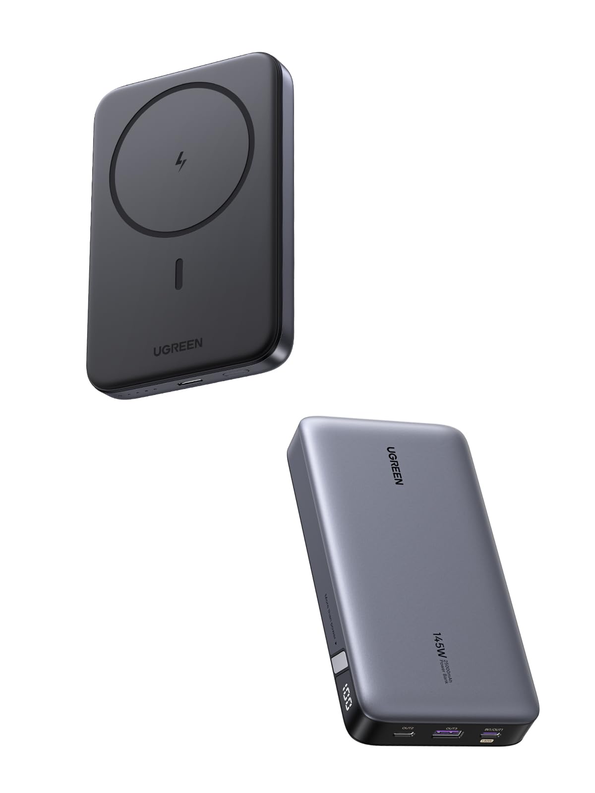 Amazon.com: UGREEN 25000mAh 145W Power Bank Bundle with 10000mAh