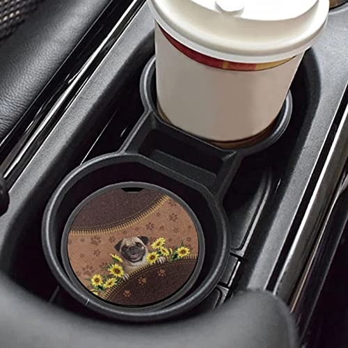 Portavasos para carro Rnyleeg 2 unidades absorbente miniatura 4