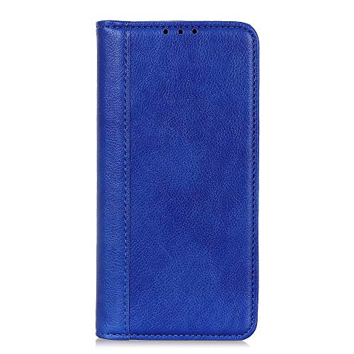 Nicelin Case for iPhone 14 Pro Max, PU Leather Wallet Type Magnetic Clasp Flip Wallet Case [A8-006#] (Blue)
