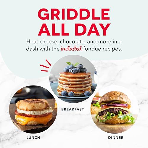 image for DASH Mini Maker Electric Round Griddle for Individual Pancakes, Cookie