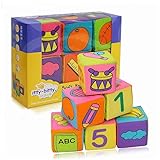 Homilius ブロック 積み木 6個セット 知育玩具 キューブ 教育玩具 赤ちゃん 数字認識 果物 脳トレ 布製 おもちゃ 立体パズル 安全 ST認証済み 組み立て 創造力 子供用 幼稚園 保育園 贈り物 ギフト 誕生日 パーティー 記念品 プレゼント 子供景品 男女兼用 幼児 福袋 お祭り景品 親子ゲーム バランスゲーム 軽量 室内遊び 想像力 女の子 男の子 教育