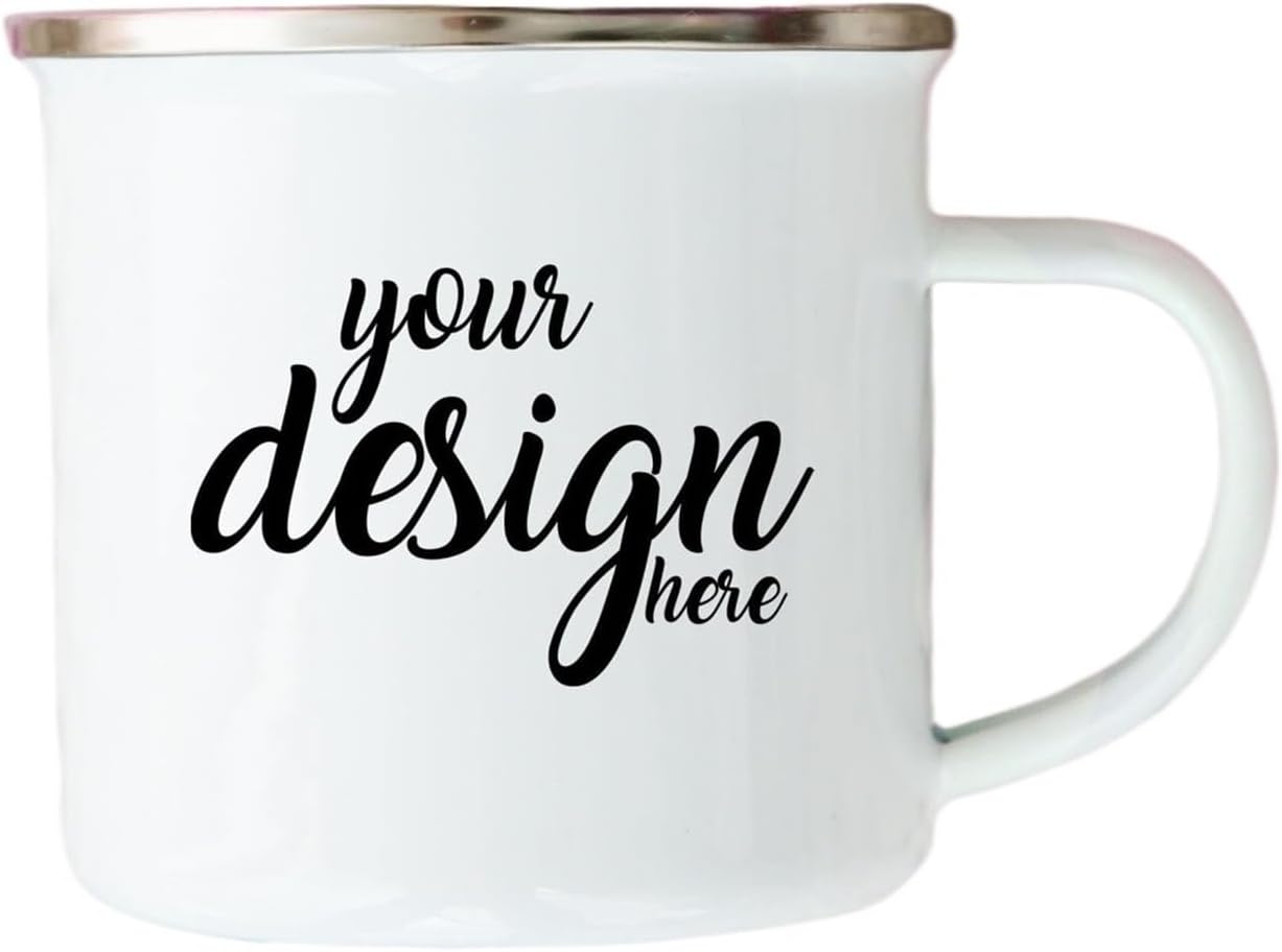 Enamel Camping Cup Personalized Family Photo Camping Cup Family Birthday Gift Cup