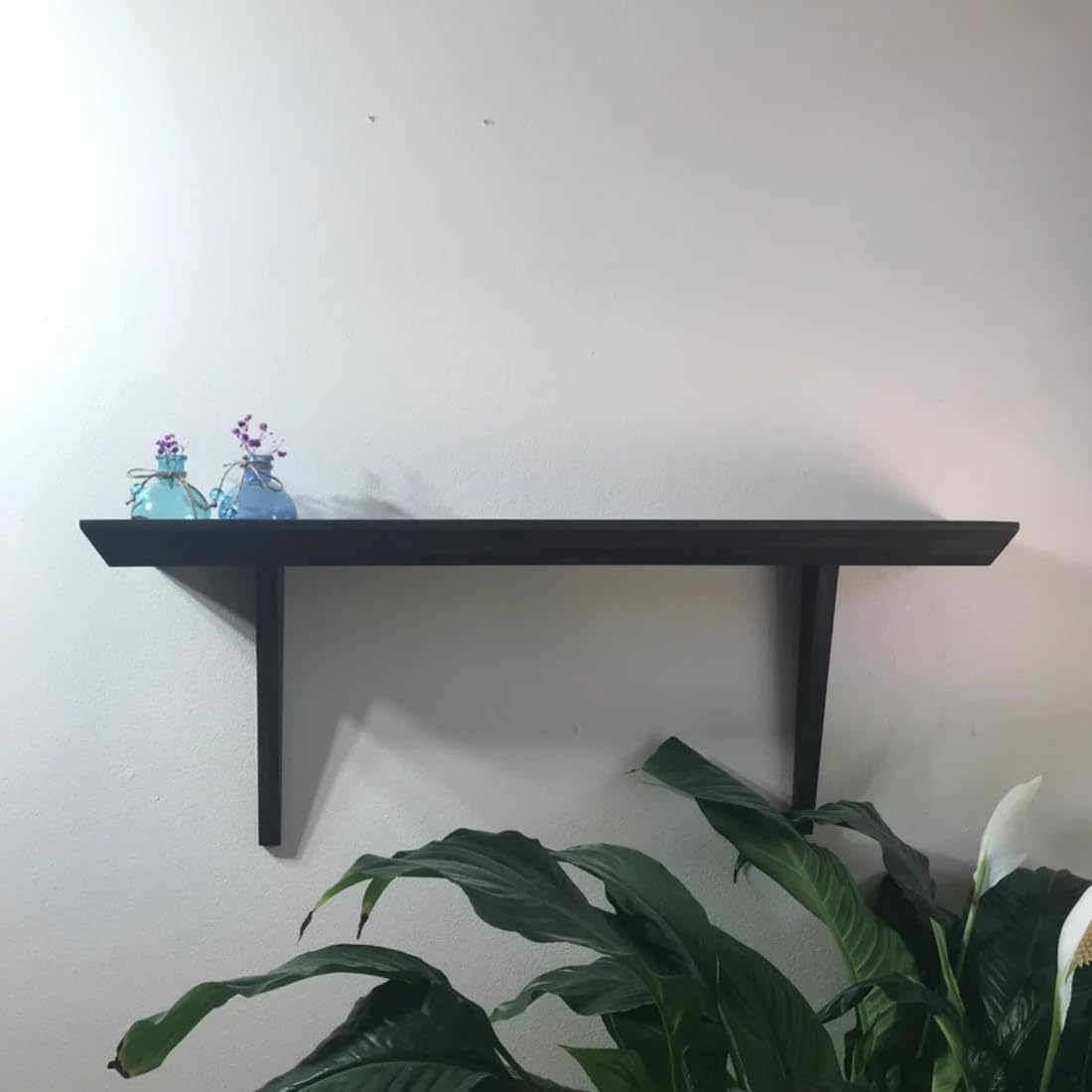Crysellewoods 70cm Long Wooden Console Table for Living Room | Side Entrance Table for Home (70x17.7x30cm) 4
