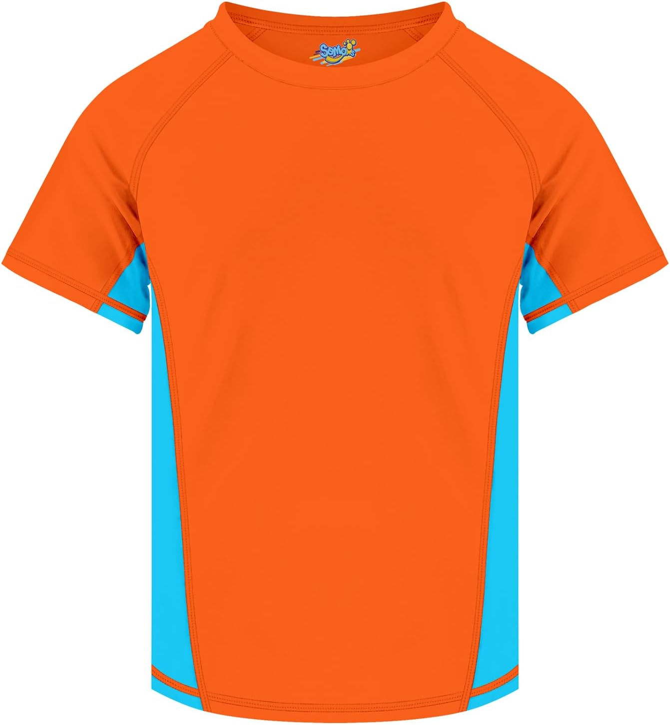 Semois Boys Rash Guard Swim Shirt Short Sleeve Swimwear Toddler Kids Youth Rashguard Water Shirt UPF+ 50 Quick Dry Shirt
