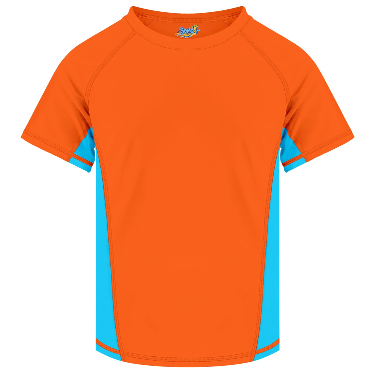 Semois Boys Rash Guard Swim Shirt Short Sleeve Swimwear Toddler Kids Youth Rashguard Water Shirt UPF+ 50 Quick Dry Shirt