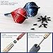 Tezoro Dart Accessories Kit Including Aluminum Dart shafts,Dart Flights, Flight Savers, Sharpener, O-Rings -Bulk Pack of 104 Pieces