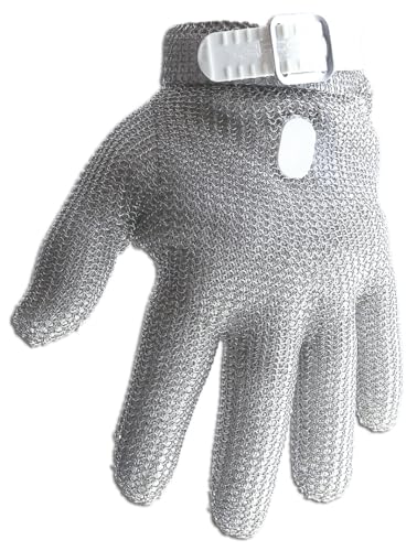 Guante de protección Arcos en acero inoxidable con acabado profesional gris 3