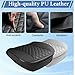 2PCS Leather Car Seat Cover, Front Bottom Seat Cushion Cover, Car Seat Cover, Front PU Leather Seat Covers, Anti-Slip and Wrap Around The Bottom with Storage Pocket Suitable for Most Vehicles (Grey)