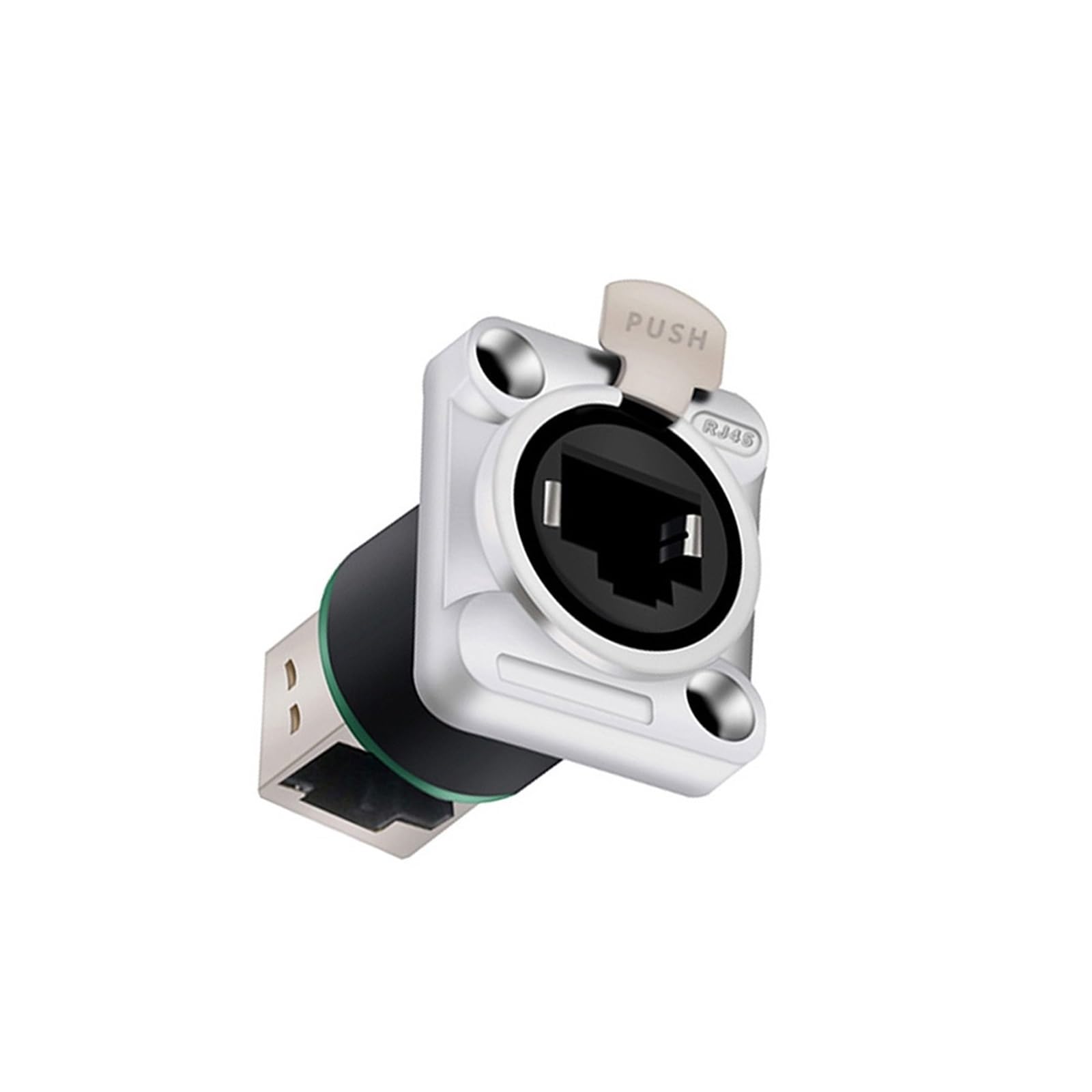 Złącze sieciowe RJ45 Gniazda do montażu na panelu żeńskim Złącze Ethernet RJ45 5 sztuk(A1006)