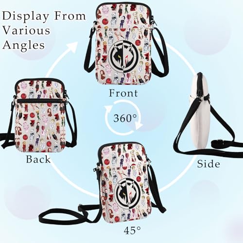 BWWKTOP Red Sickle Book Series Crossbody Bag Darrow Fans Gift Sevro & Virginia Shoulder Bag Hail Reaper Merch3