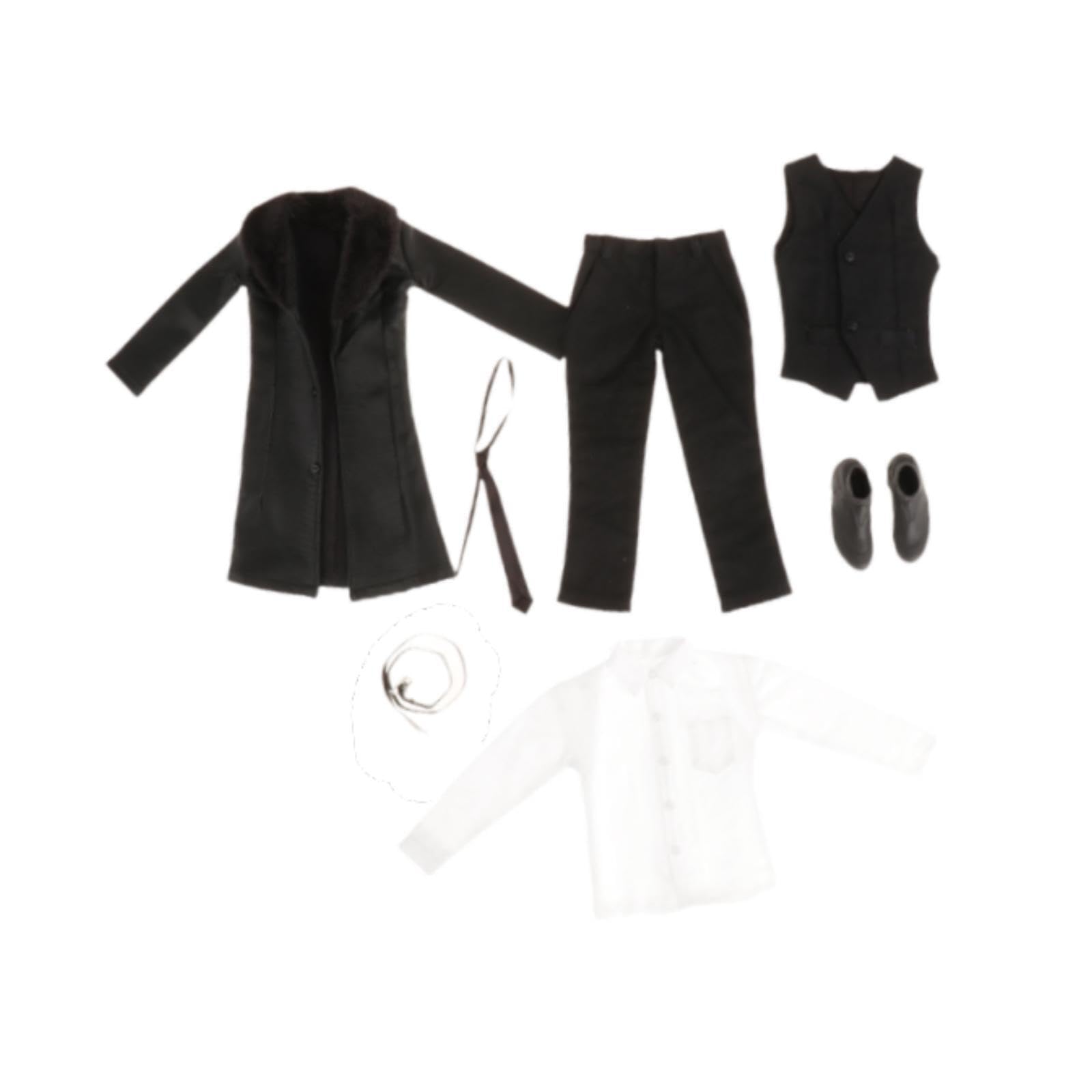 Conjunto de ropa masculina 1/6 que aporta realismo y elegancia a tus muñecas de colección