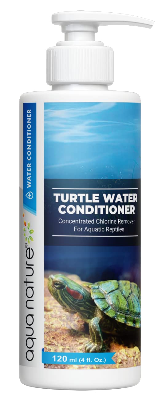 aqua nature Turtle Water Conditioner Concentrated Chlorine & Chloramine Remover (120ml)