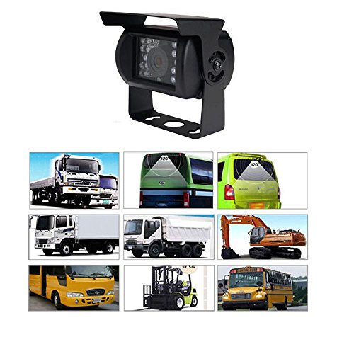 Image of Waterproof 4Pin CCD Bus Trailer 18 LED IR Night Vision Car Rear View Reverse Backup Camera for Bus Truck Motorhome 12V-24V (4Pin HEI(10m))