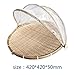 Produktbild JXD Bug Proof Basket Dustproof Picnic Fruit Tray Food Bread Dishes Cover with Gauze,03