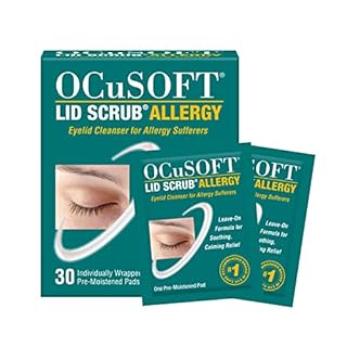 OCuSOFT Lid Scrub Allergy Eyelid Cleanser 30CT