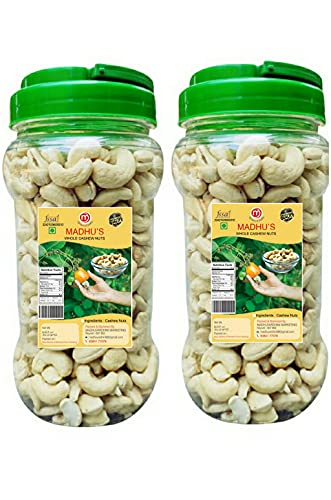 Image of MADHUS CASHEW 1kg 500gmx2 / KAJU 1KG / WHOLE CASHEWS /PANRUTI KAJU /DRY FRUITS NUTS /cashews 1000GM / KAJU 1KG /Whole cashews /Cashew 1kg /Dry fruits Cashew /kaju /Panruit cashews /cashews nut 1kg