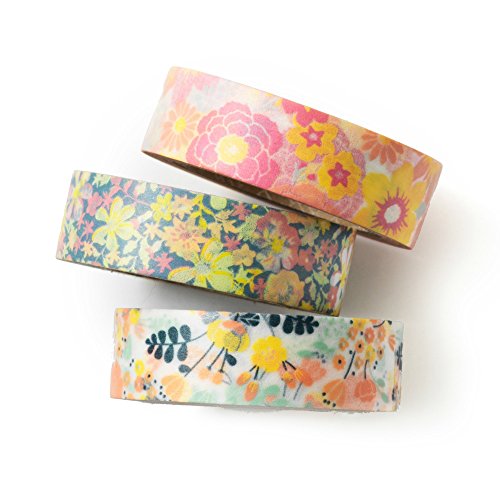 Washi Tape Set - A Tiny Flower - Value Pack - DIY - Packaging - Decorative Tape - Weddings - Love My Tapes