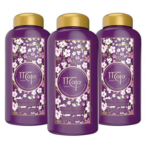 Maja Talco Perfumado Plum Blossom 100 g. Pack 3 ud.