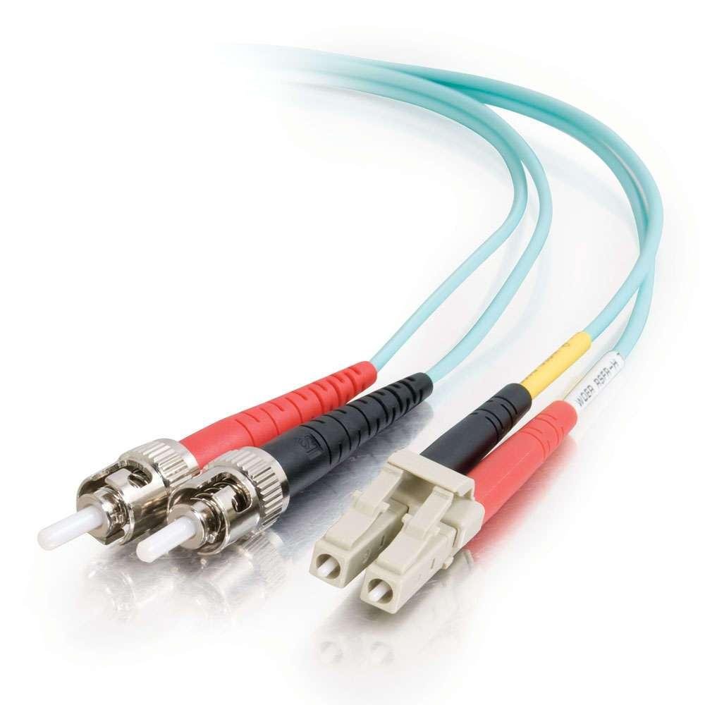 C2G Câble fibre optique 10 Go Base-SR et 10GBase-LRM LC/ST 10 Go LSZH duplex multimode 50/125 10 m
