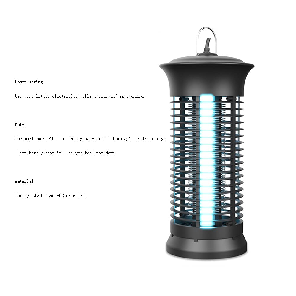 Lámpara para Matar Mosquitos, lámpara Trampa para Matar Insectos Mosca eléctrica Atracción de luz Ultravioleta de 360 ° Mata Mosquitos eléctrico para Interiores, hogares, cocinas, oficinas, Patios
