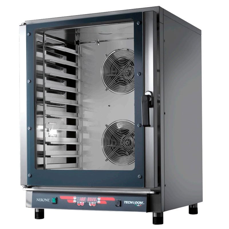 Four Mixte Professionnel Digital 10 Niveaux GN 1/1 / 600 × 400 – Injection Directe de Vapeur – Triphasé