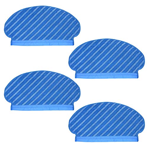 Hannets 4 panni di ricambio Deebot di alta qualità compatibili con Ecovacs Deebot OZMO 950 OZMO 920 robot aspirapolvere di ricambio