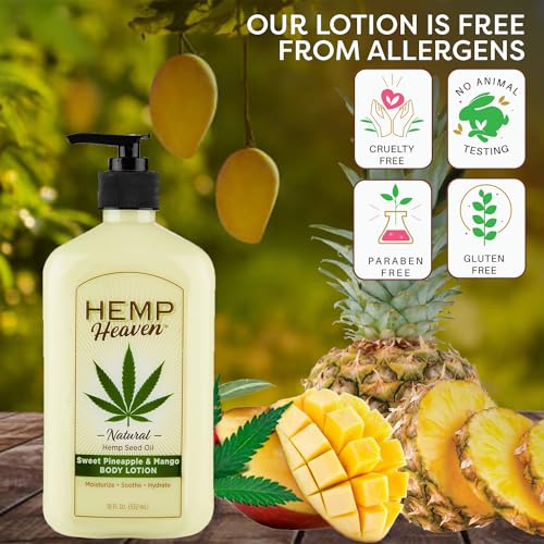Hemp Heaven Pineapple - Mango Lotion With Pump thumb #1