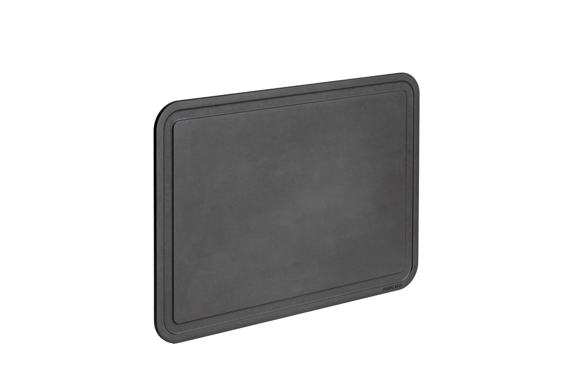 Marcato Clever Board L, planche à découper noire, matériau résistant, 40 x 30 x 1,5 cm, facile à nettoyer, design élégant