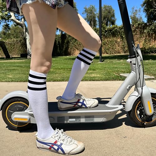 Image of SocksKnee Women Multi-Pack Colorful Variety Design Assorted Activewear Knee-High Stocking Socks, 9-11
