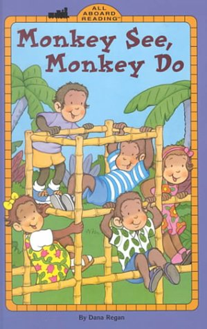 Monkey See, Monkey Do GB (All Aboard Reading) 0448424142 Book Cover