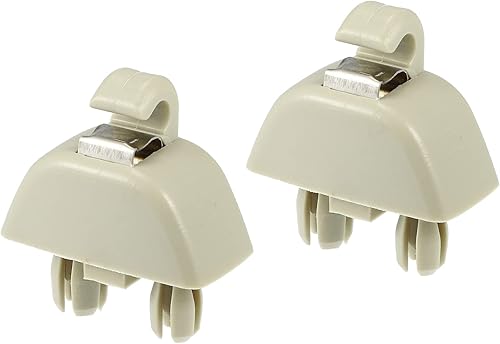 X AUTOHAUX 2 unids parasol soporte clip retenedor 4F0857561 para Audi A6 Quattro A7 A8 RS6 para VW Passat 6R0857561Y20 soporte de visera solar