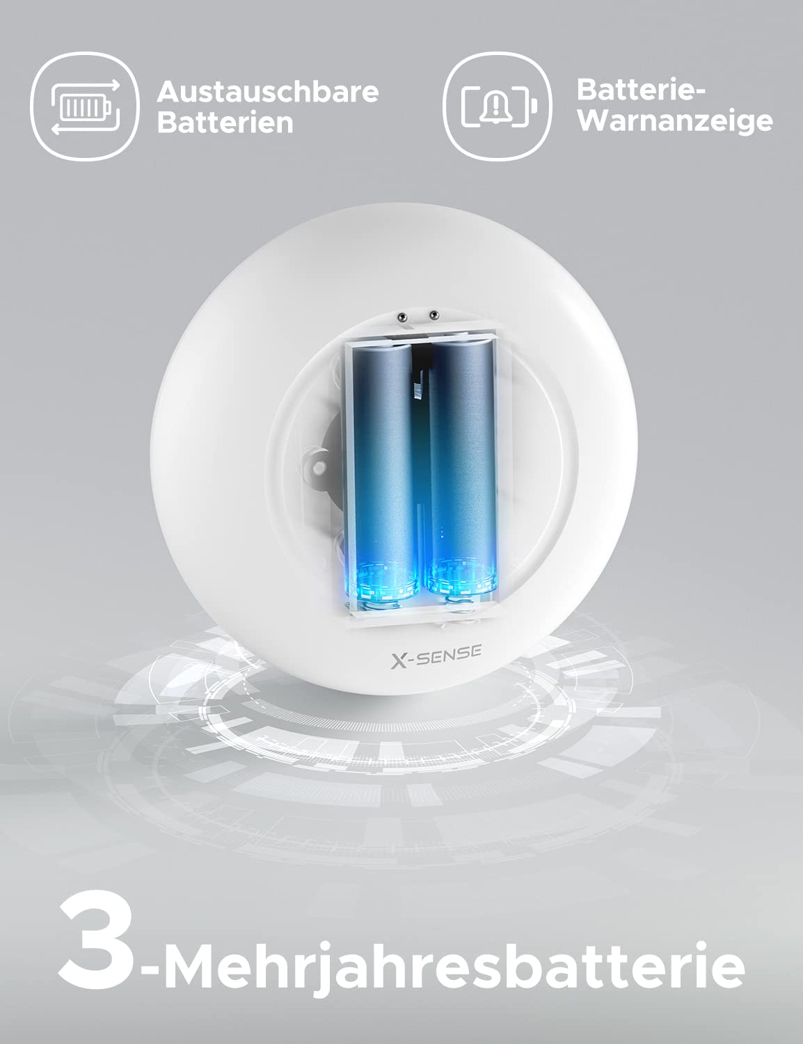 X-Sense STANDALONE WS01 WS01 - Detector de agua sin soporte de aplicación, sensor de agua con pilas IP66, mini detector de agua con alarma de audio de 110 dB, detector de alarma de agua para cocinas,