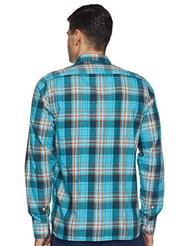 Image of blackberrys Men's Checkered Slim fit Casual Shirt