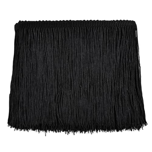 Daieeparty 5 Yard 6 Inch Chainette Fringe Trim Tassel Sewing Trim for Handmade DIY Curtains Latin-Style Dresses and Lampshade Decorations