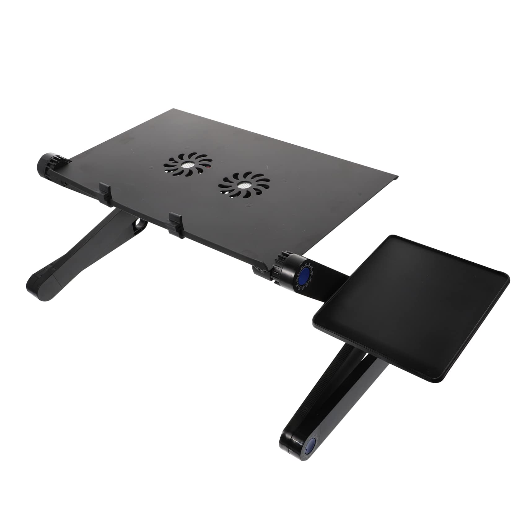 NUOBESTY Soporte para Computadora Portátil con Ventilación Mesa Plegable De Aluminio Compatible con Laptops para Uso Cama o Escritorio