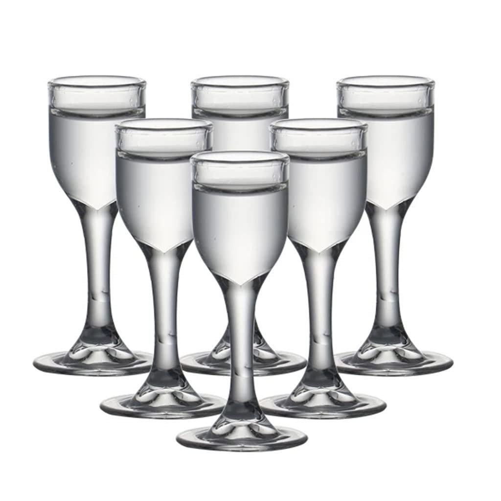 Mini-lunettes soufflé à la main pour vos soirées de dégustation d'alcool blanc en famille