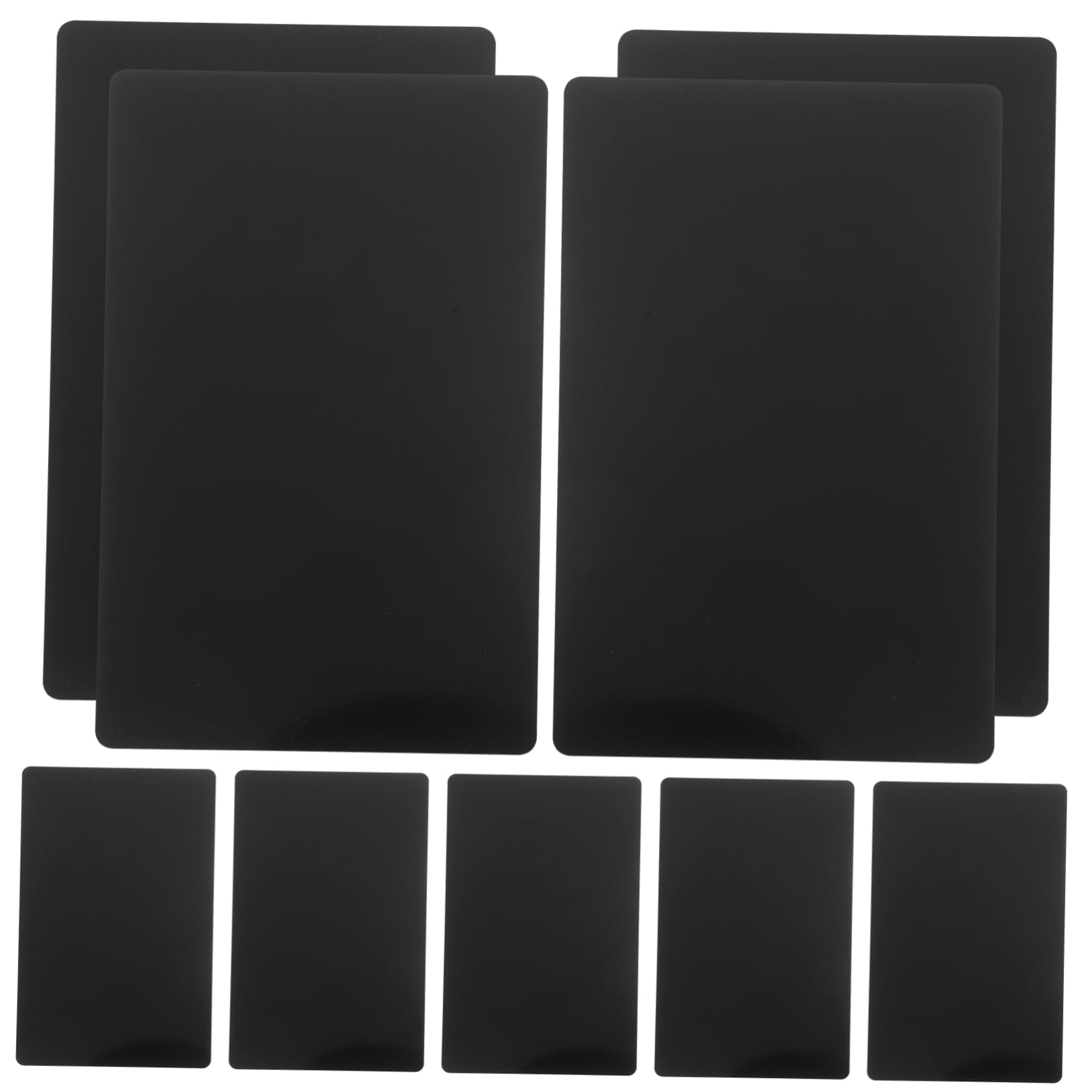 DOITOOL 300 Piezas Tarjetas De Visita De Metal De Aluminio Tarjetas De Visita Grabado Láser Para Eventos De Negocios
