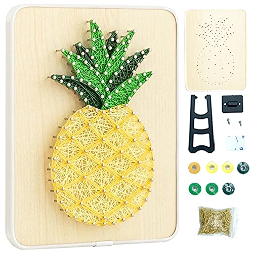 Image of BAZIMA ALICE DIY String Art Kit for Beginner, DIY Pineapple Craft Kit,Unique Gift,Craft Kit for Holidays