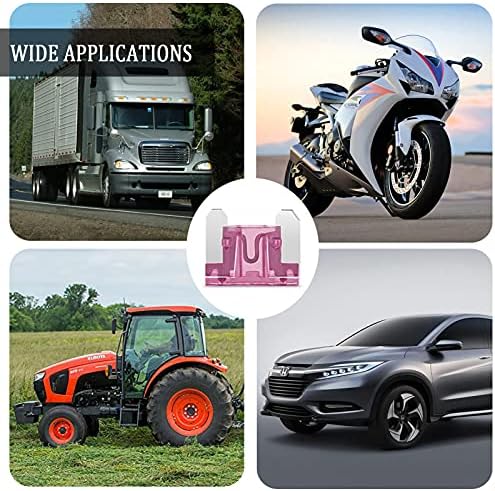 Mikro bezpieczniki samochodowe sortowane, AUKENIEN 11 wartości 110 szt. zestaw bezpieczników samochodowych 2 A 3 A 5 A 7,5 A 10 A 15 A 20 A 25 A 35 A 40 A motocyklowe bezpieczniki samochodowe mieszane i 1 szt. klips bezpiecznikowy